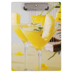 Porte-bloc Cocktail Fresca à l'ananas et au gingembre