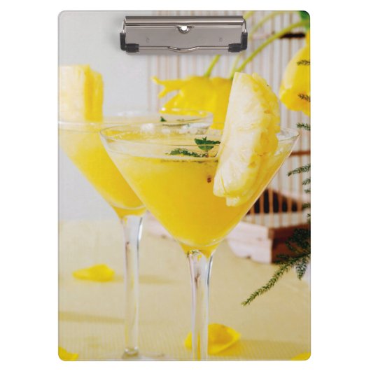 Porte-bloc Cocktail Fresca à l'ananas et au gingembre (Devant)