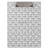 Porte-bloc Code binaire HACKED (Devant)