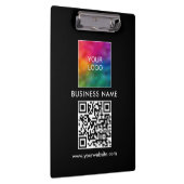 Porte-bloc Code QR personnalisé Texte Logo d'entreprise ici m (Swatch)