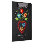 Porte-bloc Coeur de floraison folklorique portugais (Swatch)