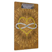 Porte-bloc Coeur Infinity Gold Silver (Swatch)