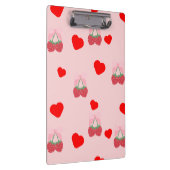 Porte-bloc cœur rose et baies (Swatch)