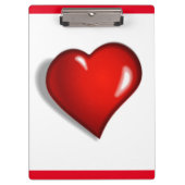 PORTE-BLOC COEUR ROUGE (Devant)