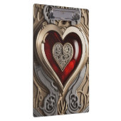 Porte-bloc Coeur Steampunk - Amour mécanique complexe (Swatch)