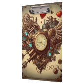 Porte-bloc Coeur Steampunk/Saint-Valentin (Gauche)