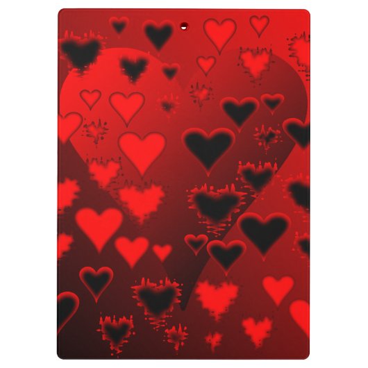 Porte-bloc Coeurs (Dos)