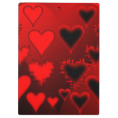 Porte-bloc Coeurs (Dos)