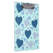 Porte-bloc Coeurs bleu et violet (Swatch)