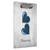 Porte-bloc Coeurs bleus Porte - bloc personnalisé (Swatch)