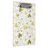 Porte-bloc Coeurs bouclés en or (Swatch)