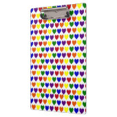 Porte-bloc Coeurs d'arc-en-ciel (Gauche)
