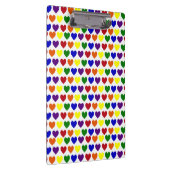 Porte-bloc Coeurs d'arc-en-ciel (Swatch)