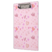 Porte-bloc Cœurs doux à la pêche (Gauche)