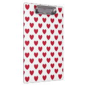 Porte-bloc Coeurs polka rouge sur blanc (Swatch)