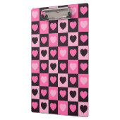 Porte-bloc Coeurs rose clair rose chaud rose bordeaux foncé À (Gauche)