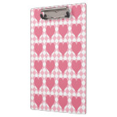 Porte-bloc Coeurs roses (Gauche)