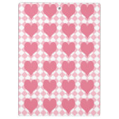 Porte-bloc Coeurs roses (Dos)