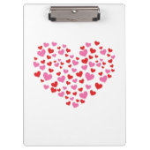 Porte-bloc Coeurs Rouge Et Rose (Devant)