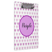 Porte-bloc Coeurs Symboles d'Amour Conçu mignon violet (Swatch)