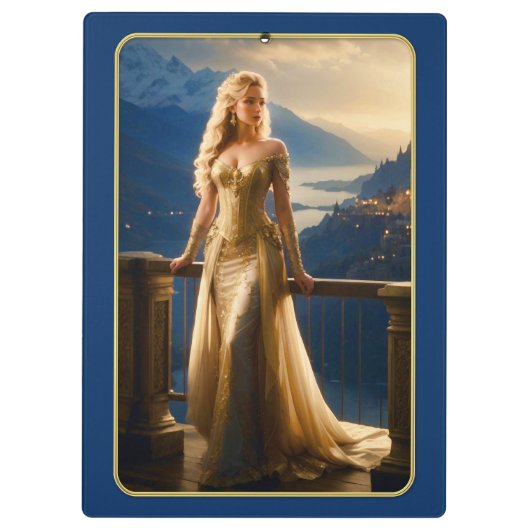 Porte-bloc Coiffeuse de soirée (Dos)