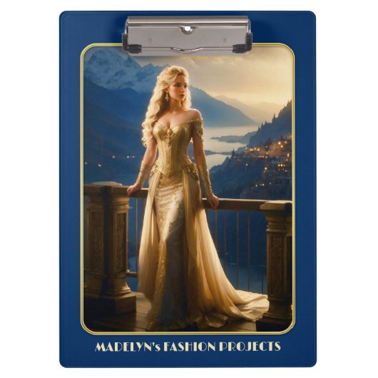 Porte-bloc Coiffeuse de soirée (Devant)