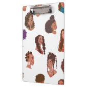 Porte-bloc Coiffures de filles noires (Gauche)