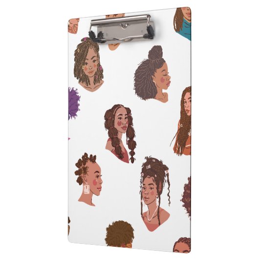 Porte-bloc Coiffures de filles noires (Gauche)