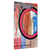 Porte-bloc collage d'art abstrait, médias mélangés et (Swatch)