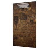 Porte-bloc Collage de café vintage    (Gauche)