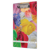 Porte-bloc Collage de fleur, pour des professeurs - porte - (Gauche)