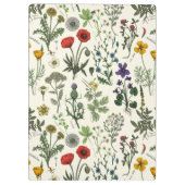 Porte-bloc Collage de fleurs sauvages (Dos)