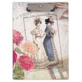 Porte-bloc Collage de mode victorien (Devant)