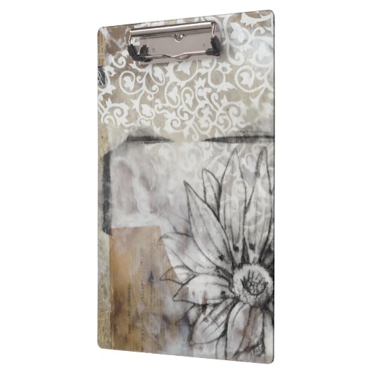 Porte-bloc Collage Fleur II (Gauche)