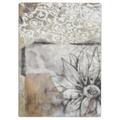 Porte-bloc Collage Fleur II (Dos)