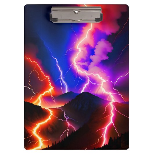 Porte-bloc Coloré Lightning Mountain One (Devant)