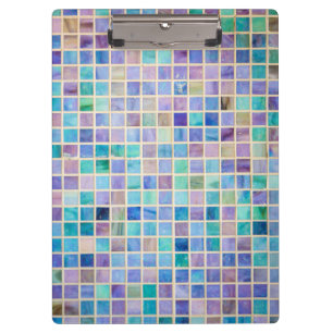 Porte-bloc Coloré moderne de tuile de cool en verre de