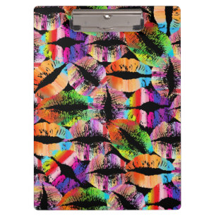 Porte-bloc Coloré Stylish Lips Kiss