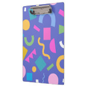 Porte-bloc Colorful Abstract Geometric Memphis Style Pattern (Gauche)