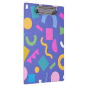 Porte-bloc Colorful Abstract Geometric Memphis Style Pattern (Swatch)