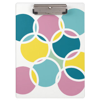 Porte-bloc Colorful Circle Design – Fun Geometric Print