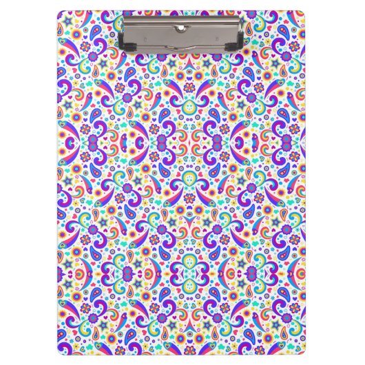 Porte-bloc Colorful clipboard with a vibrant (Devant)