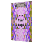 Porte-bloc Colorful diamonds and triangles pattern (Gauche)