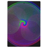 Porte-bloc Colorful Fused Center Geometric Clipboard (Dos)