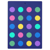 Porte-bloc Colorful Geometric Dots (Dos)