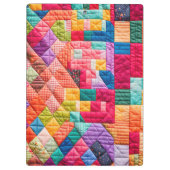 Porte-bloc Colorful Patchwork Quilt Pattern (Dos)