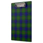 Porte-bloc Colquhoun tartan bleu vert plaid (Gauche)