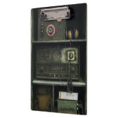 Porte-bloc Commandes militaires Équipement radio Vintage (Gauche)