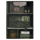 Porte-bloc Commandes militaires Équipement radio Vintage (Devant)