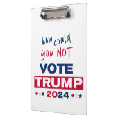 Porte-bloc Comment ne pas voter TRUMP 2024 (Gauche)